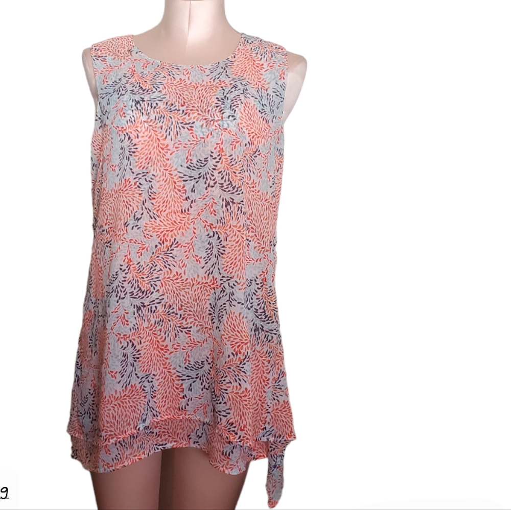 Multi Colorful Flowing Top
